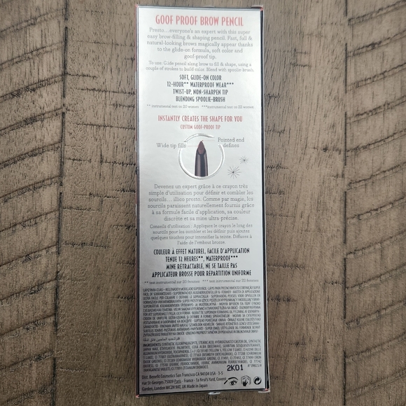 Benefit Goof Proof Brow Pencil 2.75 Warm Auburn - Picture 2 of 3